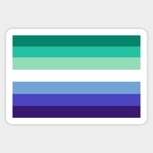 Gay Men Pride Flag Sticker